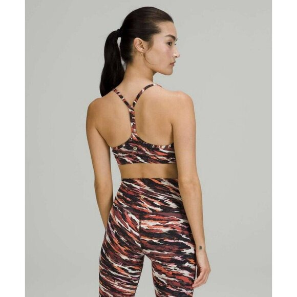 Lululemon Lunar New Year Flow Y Nulu Bra *Light Support, B/C Cup Tiger Tide Sz 8 - Picture 1 of 4